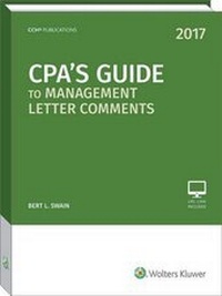 Enlarge image Cover: CPA's Guide to Management Letter Comments (2017) - CCH Incorporated