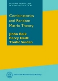 Enlarge image Cover: Combinatorics and Random Matrix Theory - American Mathematical Society