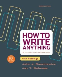 Enlarge image Cover: How to Write Anything with Readings with 2016 MLA Update - Bedford Books