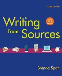 Enlarge image Cover: Writing from Sources with 2016 MLA Update - Bedford Books