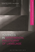 Cover: Advances in Experimental Philosophy of Language - Bloomsbury Academic