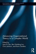 Cover: Advancing Organizational Theory in a Complex World - Routledge