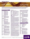 Cover: CPT 2017 Express Reference Coding Card: Ear, Nose & Throat - American Medical Association