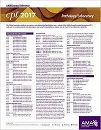 Enlarge image Cover: CPT 2017 Express Reference Coding Card: Pathology/Laboratory - American Medical Association