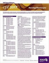 Enlarge image Cover: CPT 2017 Express Reference Coding Card: Neurology/Neurosurgery - American Medical Association