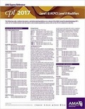 Cover: CPT (R) 2017 Express Reference Coding Card: Level I & HCPCS Level II Modifiers - American Medical Association