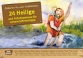 Cover: 24 Heilige und Schutzpatrone f&uuml;r unsere Jahreskrippe. Kamishibai Bildkartenset. - Don Bosco Medien