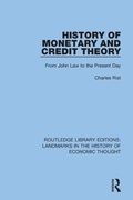 Cover: History of Monetary and Credit Theory - Routledge
