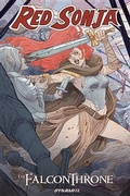 Cover: Red Sonja: The Falcon Throne - Dynamite Entertainment