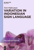 Cover: Variation in Indonesian Sign Language - De Gruyter Mouton