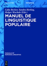 Abbildung von: Manuel de linguistique populaire - De Gruyter