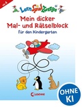 Cover: LernSpielZwerge - Mein dicker Mal- und R&auml;tselblock f&uuml;r den Kindergarten - Loewe