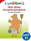 Cover: LernSpielZwerge - Mein dicker Konzentrationsblock f&uuml;r den Schulstart - Loewe