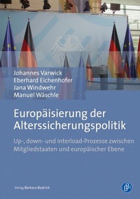 Abbildung von: Europäisierung der Alterssicherungspolitik - Verlag Barbara Budrich