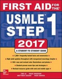 Enlarge image Cover: First Aid for the USMLE Step 1 2017 - McGraw Hill Higher Education