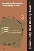 Cover: Managing a Community Oral History Project - Routledge