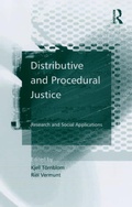 Cover: Distributive and Procedural Justice - Routledge