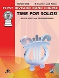Cover: Time for Solos!, Bk 1 - Warner Bros. Publications Inc.,U.S.