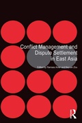 Cover: Conflict Management and Dispute Settlement in East Asia - Routledge
