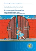 Cover: Erinnerung sichtbar machen - Peter Lang Verlag