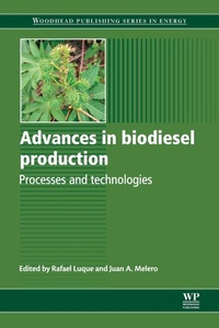Enlarge image Cover: Advances in Biodiesel Production - Woodhead Publishing Ltd