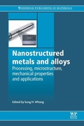 Cover: Nanostructured Metals and Alloys - Woodhead Publishing Ltd