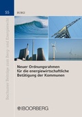Abbildung von: Neuer Ordnungsrahmen für die energiewirtschaftliche Betätigung der Kommunen - Boorberg