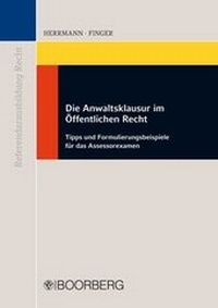 Enlarge image Cover: Die Anwaltsklausur im öffentlichen Recht - Boorberg