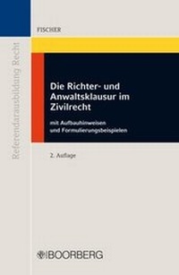Enlarge image Cover: Die Richter- und Anwaltsklausur im Zivilrecht - Boorberg