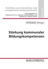 Abbildung von: Stärkung kommunaler Bildungskompetenzen - Boorberg