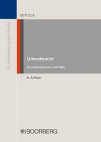 Abbildung von: Umweltrecht - Boorberg