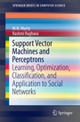 Cover: Support Vector Machines and Perceptrons - Springer
