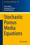 Cover: Stochastic Porous Media Equations - Springer