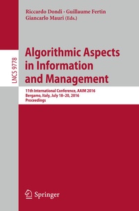 Abbildung von: Algorithmic Aspects in Information and Management - Springer