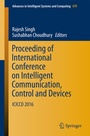 Cover: Proceeding of International Conference on Intelligent Communication, Control and Devices - Springer