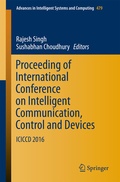 Cover: Proceeding of International Conference on Intelligent Communication, Control and Devices - Springer