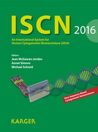 Enlarge image Cover: ISCN 2016 - S. Karger