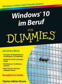 Abbildung von: Windows 10 im Beruf für Dummies - Wiley-VCH
