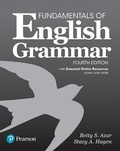 Cover: Fundamentals of English Grammar Student Book with Online Resources, 4e - Pearson Education (US)