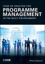 Cover: Code of Practice for Programme Management - In the Built Environment - Wiley