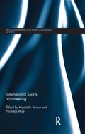Cover: International Sports Volunteering - Routledge