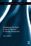 Cover: Developing the Right to Social Security - A Gender Perspective - Routledge