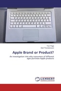 Cover: Apple Brand or Product? - LAP Lambert Academic Publishing