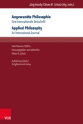 Cover: Angewandte Philosophie. Eine internationale Zeitschrift / Applied Philosophy. An International Journal - Brill Deutschland