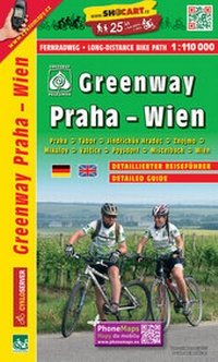 Abbildung von: Greenway Prag - Wien (Radkarte) - SHOcart