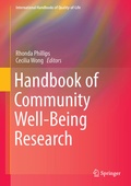 Cover: Handbook of Community Well-Being Research - Springer