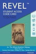 Cover: Revel for the African-American Odyssey, Volume 1 -- Access Card - Pearson