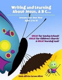 Enlarge image Cover: Writing and Learning About Jesus, ABC - Cranberry Quill Publishing