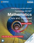 Cover: Cambridge IGCSE (R) Mathematics Core and Extended Coursebook with CD-ROM and IGCSE Mathematics Online Revised Edition - Cambridge University Press