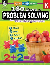 Enlarge image Cover: 180 Days (TM): Problem Solving for Kindergarten - Shell Educational Publishing
